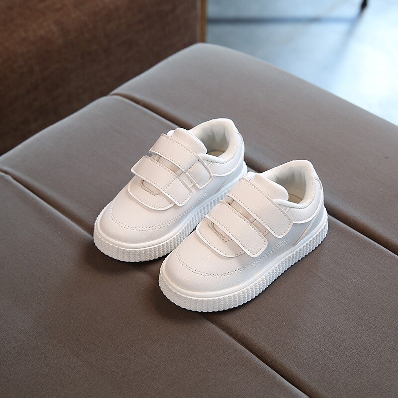 Kinderschoenen voor jongens meisjes sneakers comfortabele casual schoenen voor kinderen sneakers babymeisjes platte schoenen 1 2 3 4 5 6 jaar: Wit / 28 ( binnenzool 17cm)