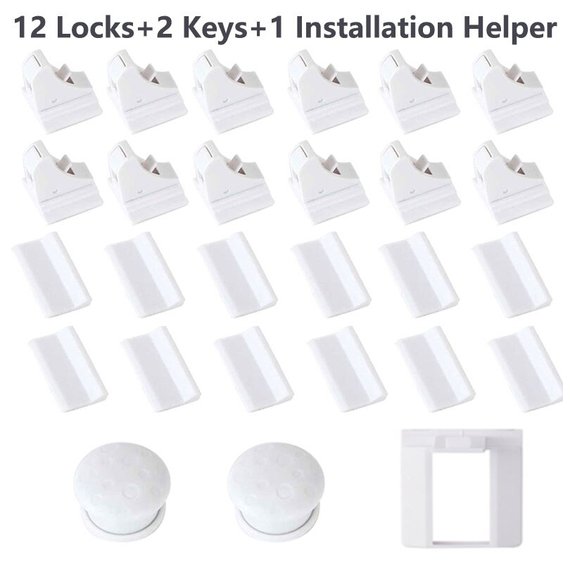 Magnetic Locks Protection From Children Baby Safety Door Stopper Lock Infant Security Locks Drawer Latch Cabinet Lock Limiter: PJ3214NEW5