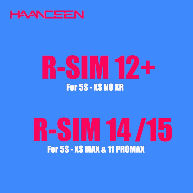 RSIM 12 + V16 Sup スマート R14 RSIM12 + ロック解除 Sim iphone 5 5S 6 6 S 7 8 プラス X XR XS マックスカードツール携帯電話のユニバーサル