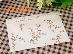 12pcs/lot exquisite flower envelope letterhead cherry roses letter paper fresh and floral envelope love letters: 4