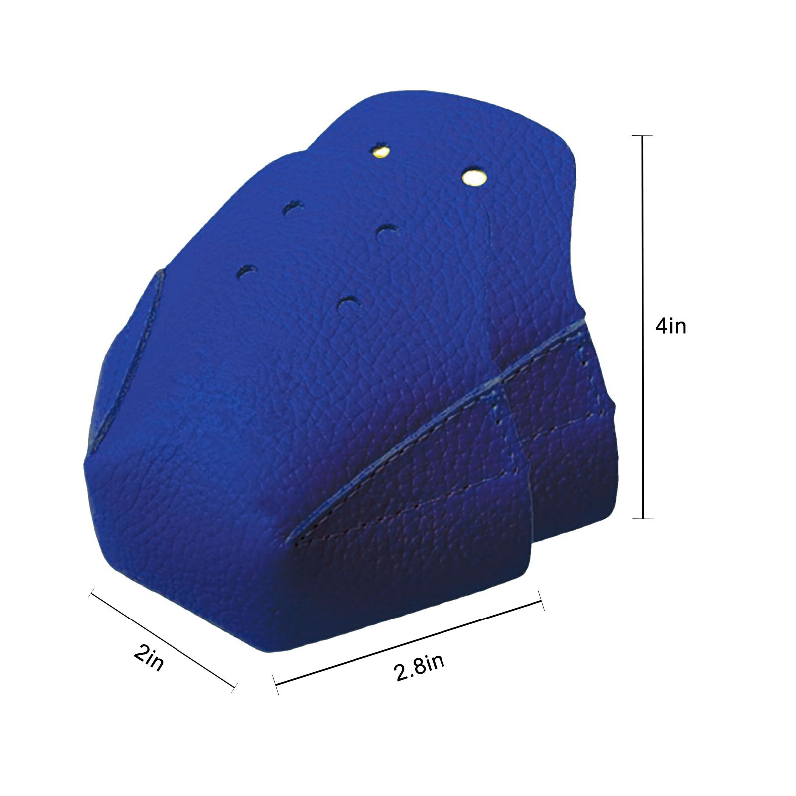 1 Pair Toe Cap Guards Protectors PU Leather Roller Skate Toe Cap Protectors With 4 Holes For Roller Skate Outdoor Training Gym: Purplish Blue