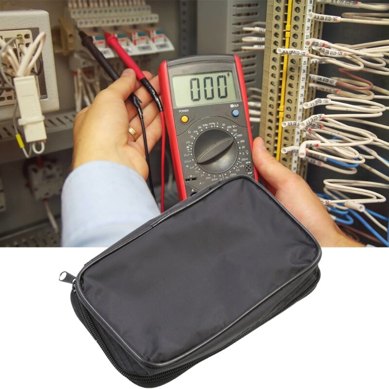 Multimeter Case Canvas Case Multipurpose Instrument Opbergtas Duurzaam Gereedschapstas