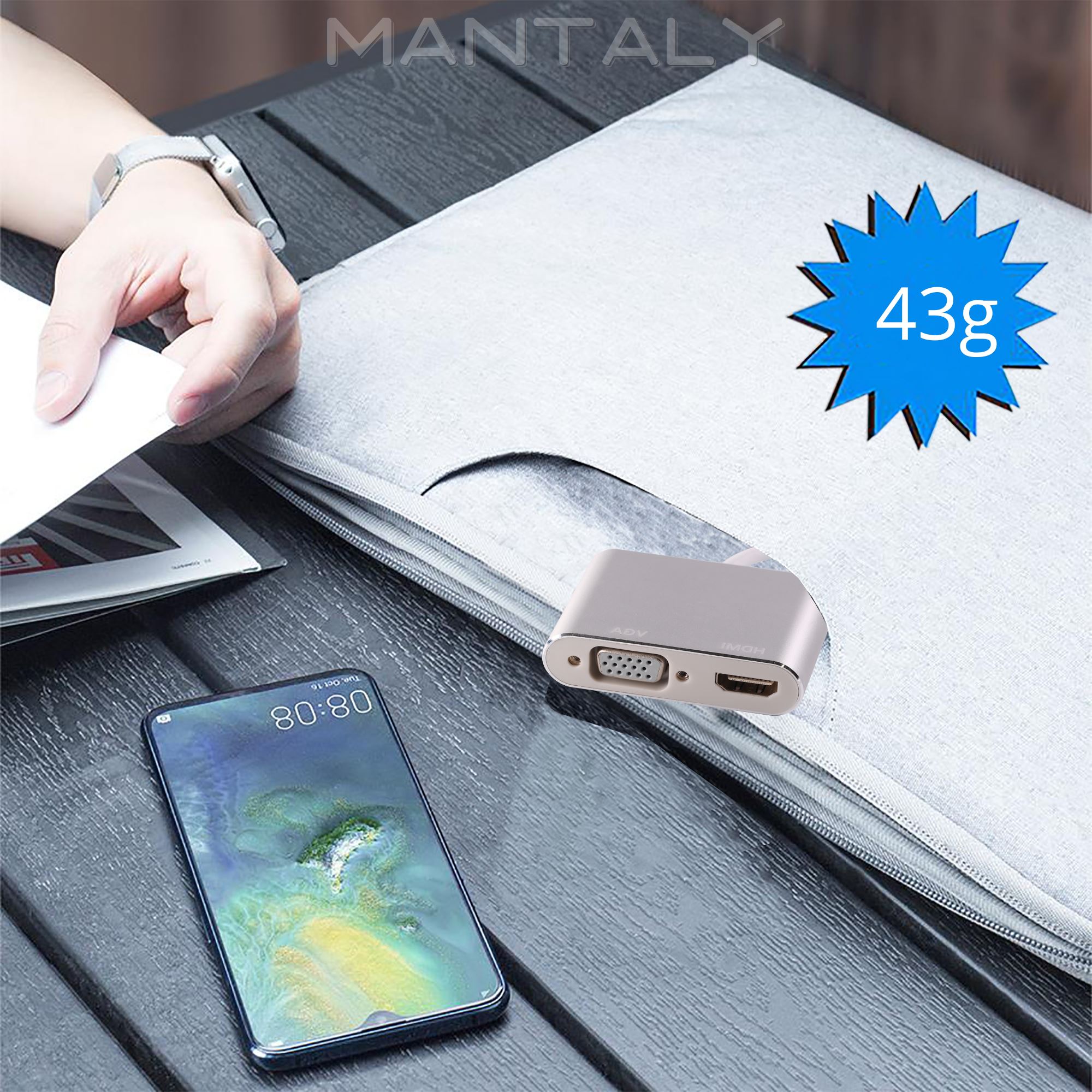 VGA HDMI docking station HUB dock station laptop adapter macbook hard driver docking external for computer TV Projector