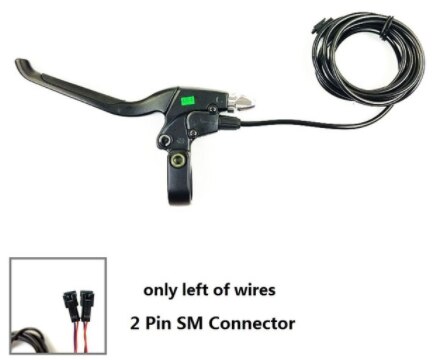 L-faster Manopola Freni Wuxing 115PDD Con Specchietti - Per E-Bike E Scooter, Jack Integrato - Foto 5