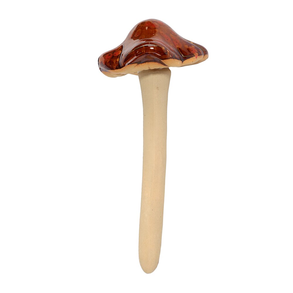 Garden Ornaments Ceramic Mushroom Craft Jewelry Succulent Flowerpot Decoration Office Desktop Garden Decoration Accessories: Type 2