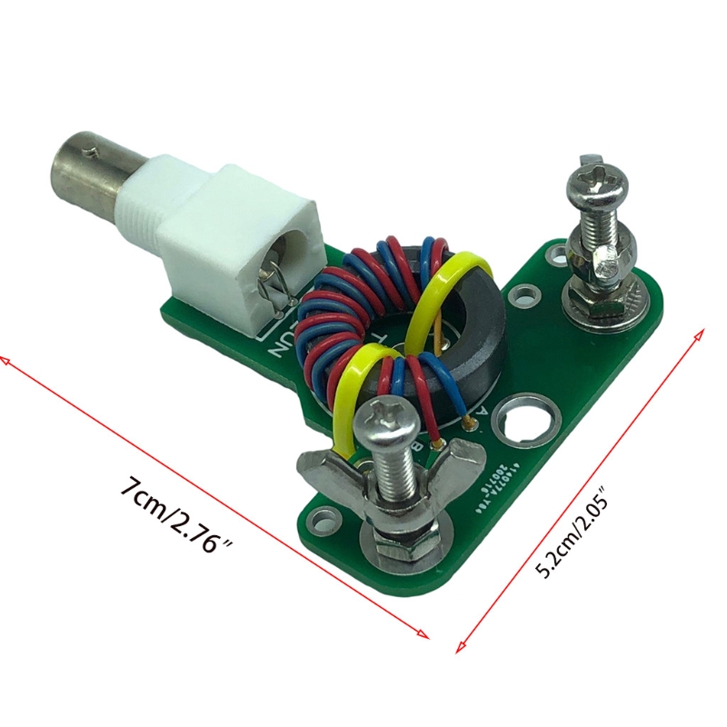 Antena dipolo de onda corta portátil 4:1 HF Balun DIY portátil sin extremo de sintonización alimentado Antena de media onda pieza de repuesto