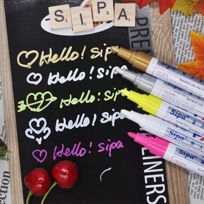 Sipa Oil paint brush DIY handmade graffiti pen tyres pen big head Mark pen