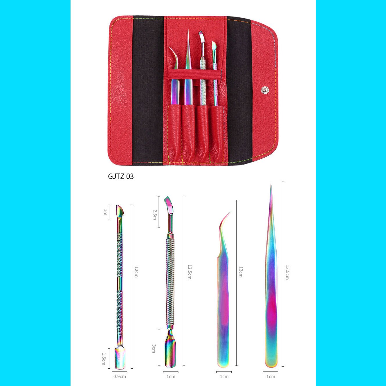 4/8Pcs Nail Tools Sets Steel Nail Clippers Pedicure Kit Multifunctional Portable Manicure Cutter Nail