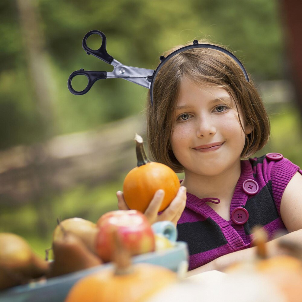 4 tocados de halloween, útiles y económicos, diademas con accesorios ingeniosos para decoración de fiestas.