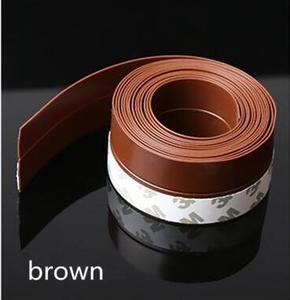 Clear Weather Strip Self Adhesion Strip Roll Door Windows Sealing Strip Indoor Waterproof Warm-keeping Strip Soundproof Tape: Brown / 35mm