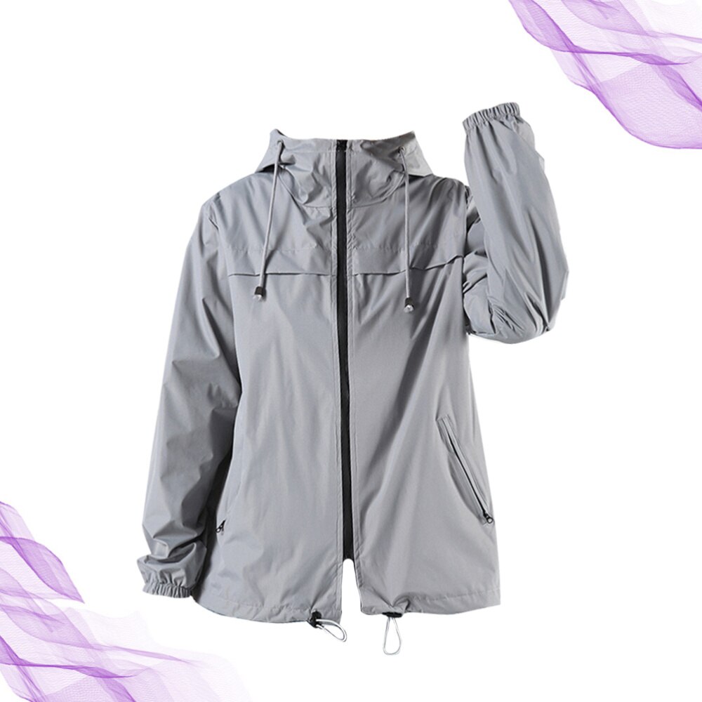 Leichte Regenmantel Mit Kapuze Wasserdichte Windjacke Ultra-dünne Bergsteigen Anzug Outdoor Winddicht Mantel Mit Kapuze Wandern Lon