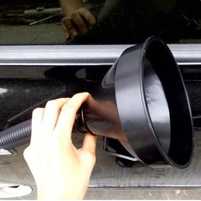 Embudo de filtro para coche, herramienta de reparación, equipo de llenado de aceite con filtro, tubo Flexible para seguridad, accesorios de viaje de emergencia para coche