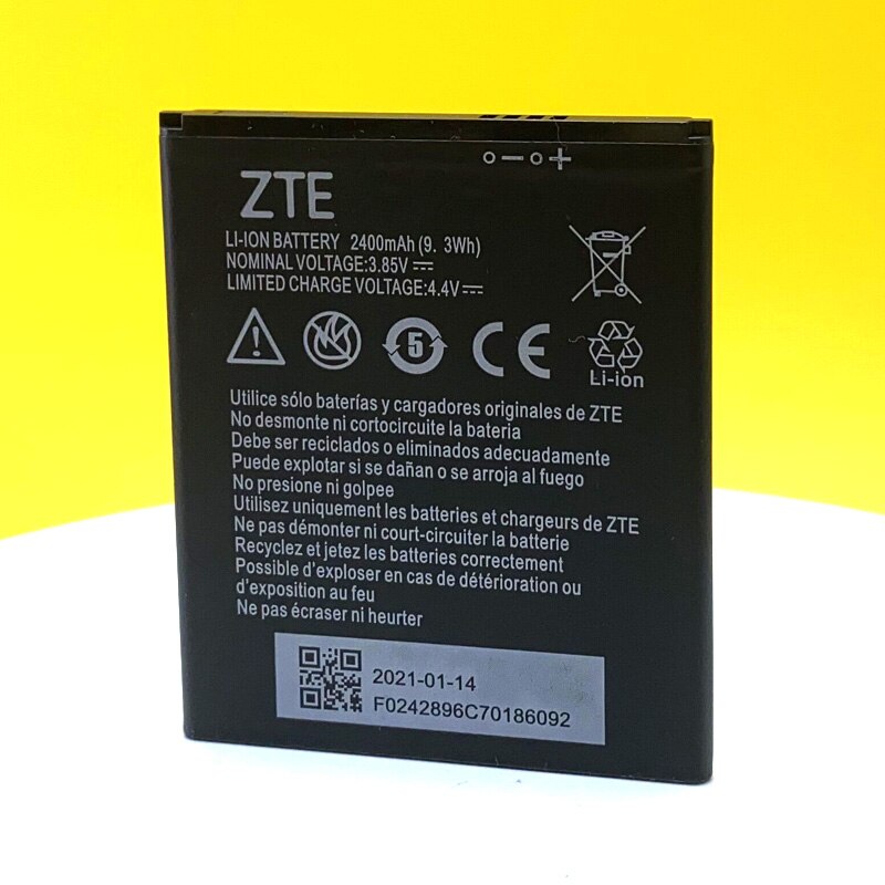 Batería 100% Original para ZTE Blade A520, A521, BA520, A603, BA603, 2400mAh, Li3824T44P4h716043, teléfono móvil de