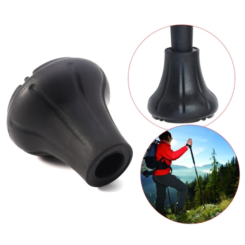 Nordic Trek Pole Alpenstock Rubber Tip Protector Walk Hiking Stick Accessories