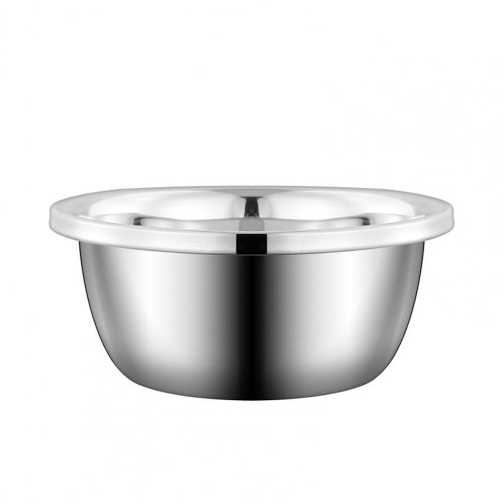 Kitchen Basin Waterproof Heavy Duty Stainless Steel Kitchen Stainless Steel Basin for Egg Soup Food Pots: 6
