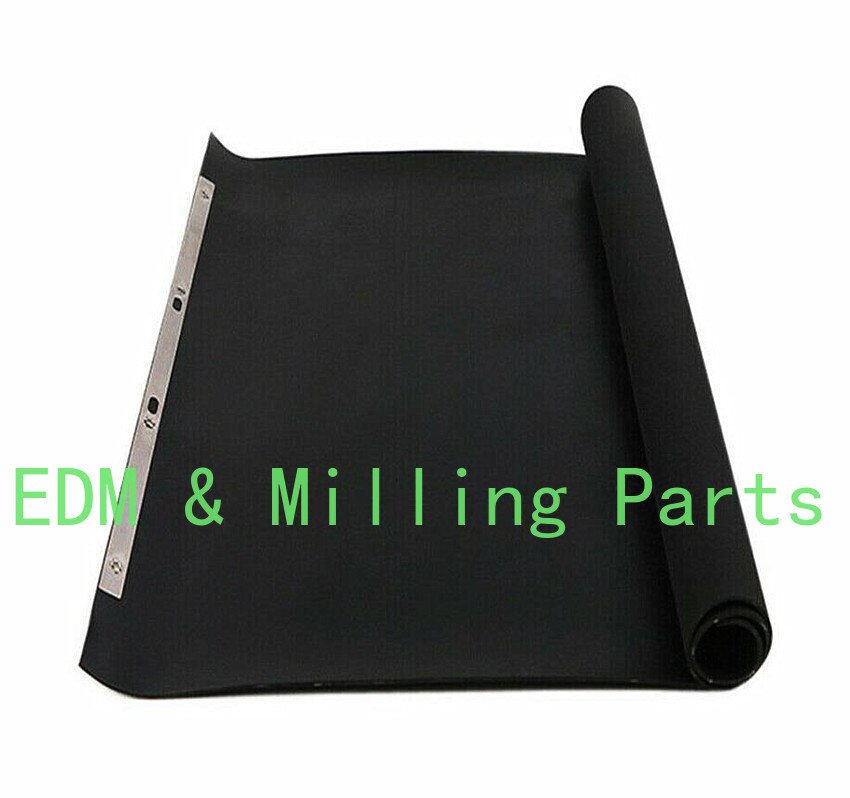 Milling Machine Way Cover Chip Rubber Shield Mill Tool CNC Rubber + Cloth For Bridgeport 500*650mm