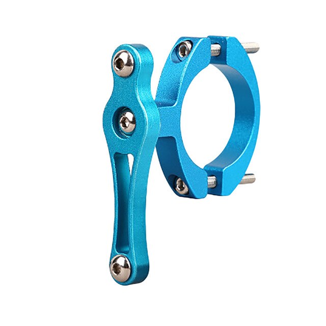 MTB Road Bike Bicycle Cycling Outdoor Water Bottle Clamp Bolt Cage Holder Adapter Support Aluminum Alloy Kettle Rack Mount: B Blue