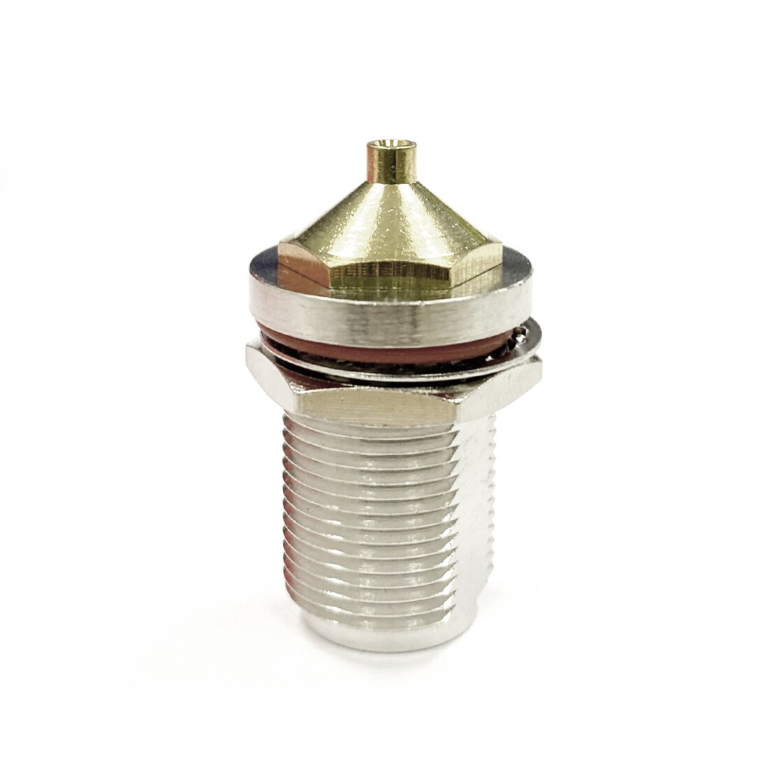 1pc N Weibliche Jack RF koax Konverter Stecker Lot Kabel RG405 086 "Gerade Vernickelt