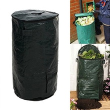 2 størrelser madaffald vask kompost organisk affald have miljø pe pose klud planter køkken organisk pose køkken kompost