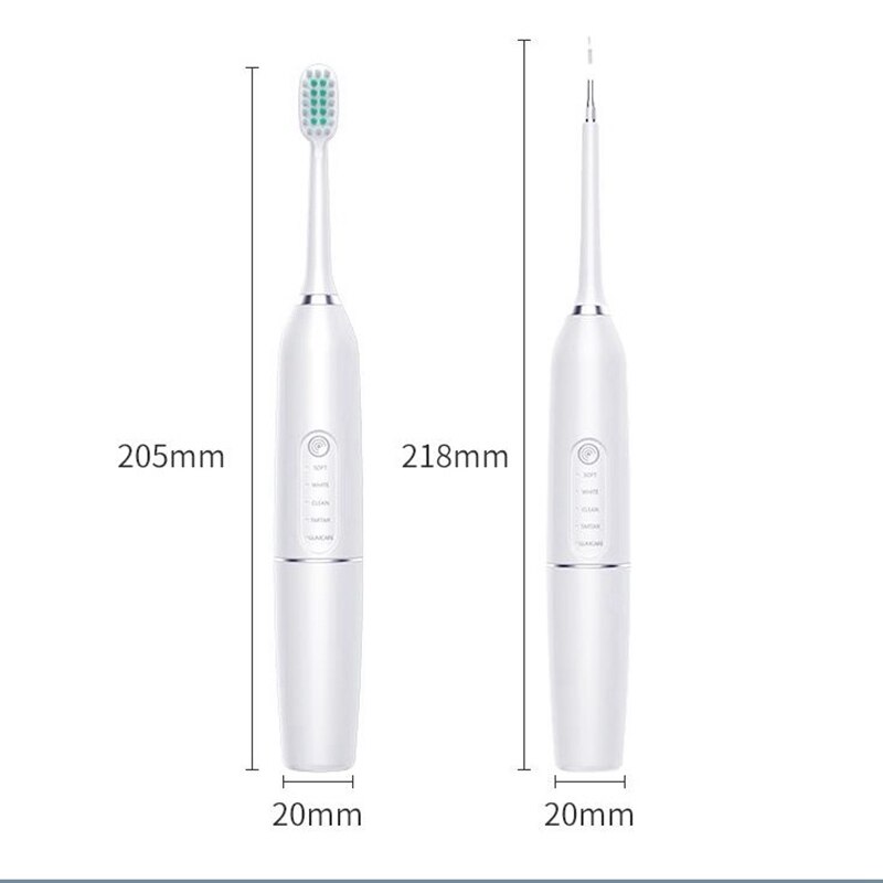 Home Ultrasonic Electric Scaler USB Rechargeable Tooth Cleaner Smoke Tooth Remover Stains Tartar Brush