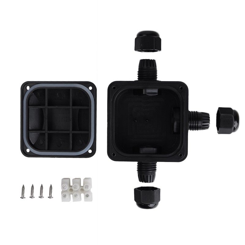 10pcs 3 Way Junction Box Waterproof IP68 Junction Box Cable Line Protection Connectors Cable Wire Connector