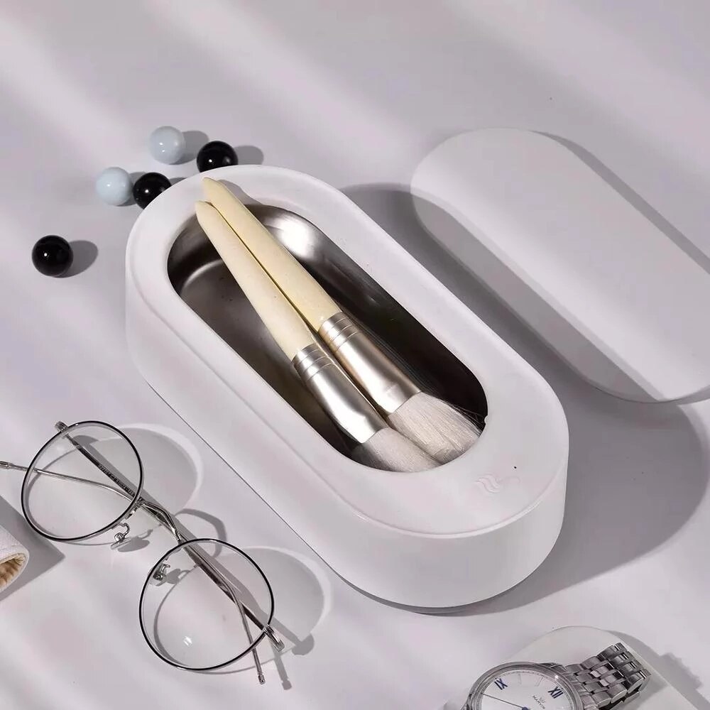 100% Original Xiaomi EraClean Ultrasonic Cleaner 45000Hz High Frequency Vibration Cleaner Jewelry Glasses Watch Perfect Clean