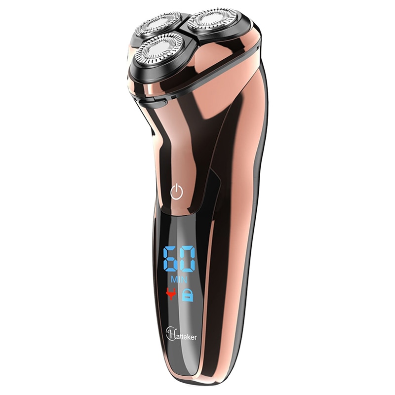 original men's electric shaver waterproof facial electric razor rechargeable beard shaving machine LCD display