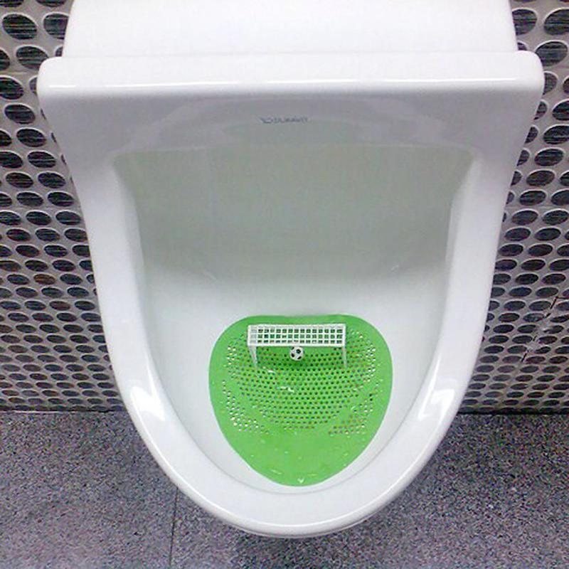 Doel Urinoir Voetbal Schieten Mat Urinoir Mannelijke Wc Urinoir Tool Lederen Pad Deodorant Schoon Aromatische Badkamer Mannen N0S3: Default Title