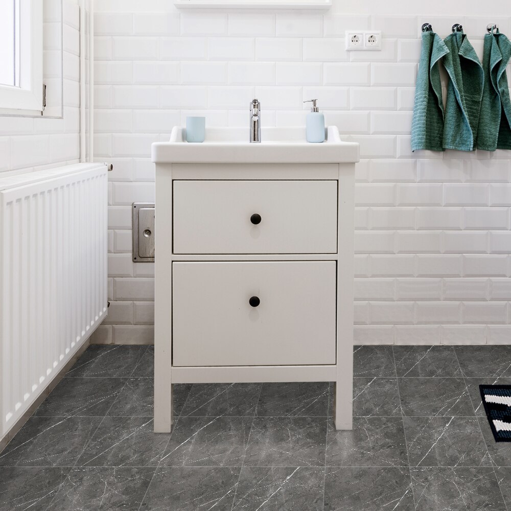 Autocollants en marbre imperméables et épais, papier peint en pvc résistant à l'huile pour cuisine, salle de bain, toilettes, autocollants antidérapants