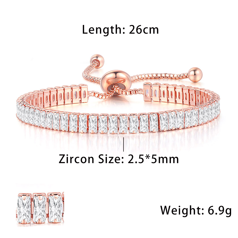 Modische Diamant Tennis Armbänder für Frauen blendend Verschiedene bilden Kristall Kette auf Hand Trend sexy Party Zubehör Schmuck