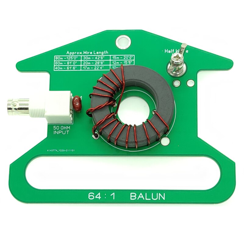 49:1 Balun Shortwave Without Tuning 50W PET 100W 64:1 Balun Shortwave Without Tuning