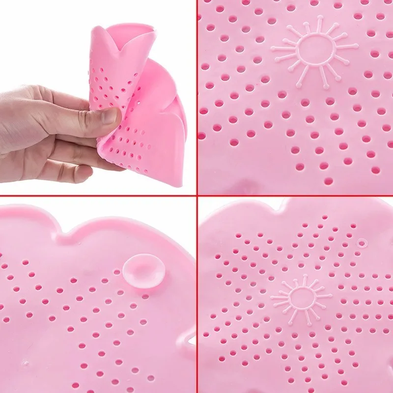 Blumen form Küchen spüle Abfluss Silikon Haar fänger Bad Stopper Siebe Dusch abdeckung Waschbecken Filter Boden ablauf