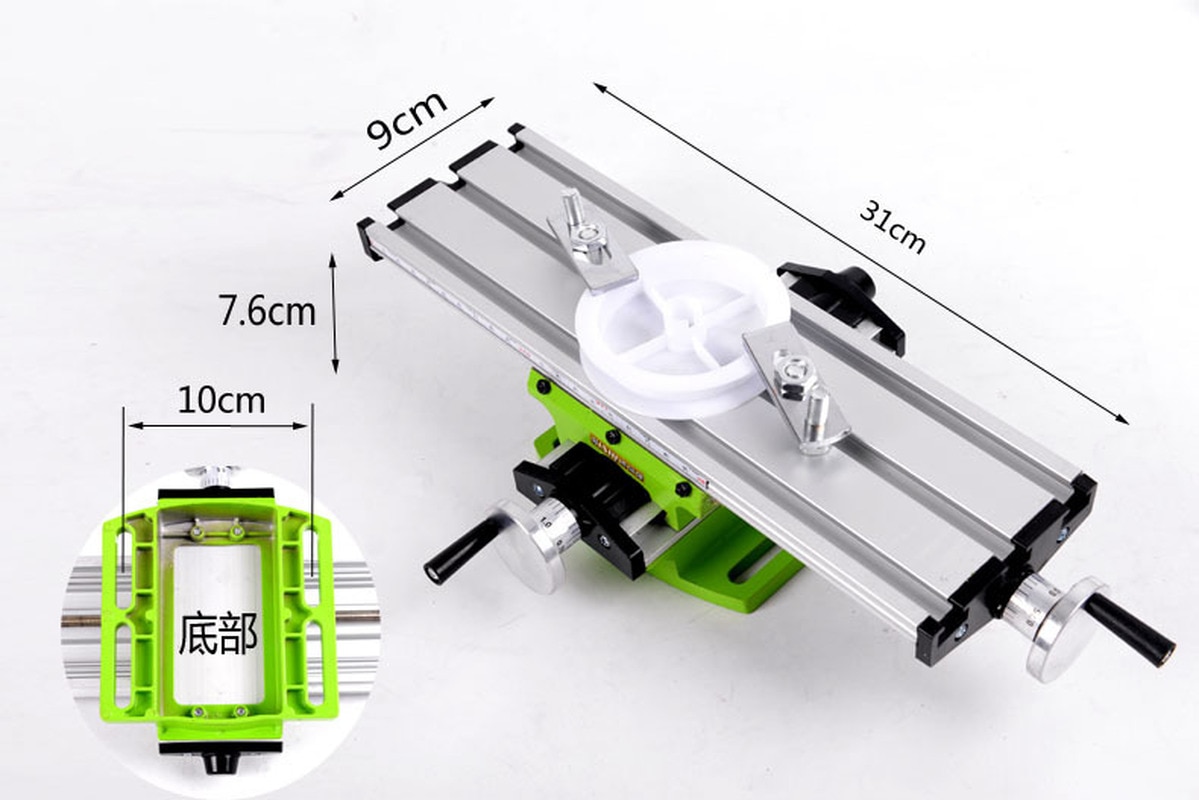 1 unidad 6300 Mini Micro-multifunción Cross Workbench soporte de taladro de banco de instalación DIY Mesa Cruz Slide fresadora