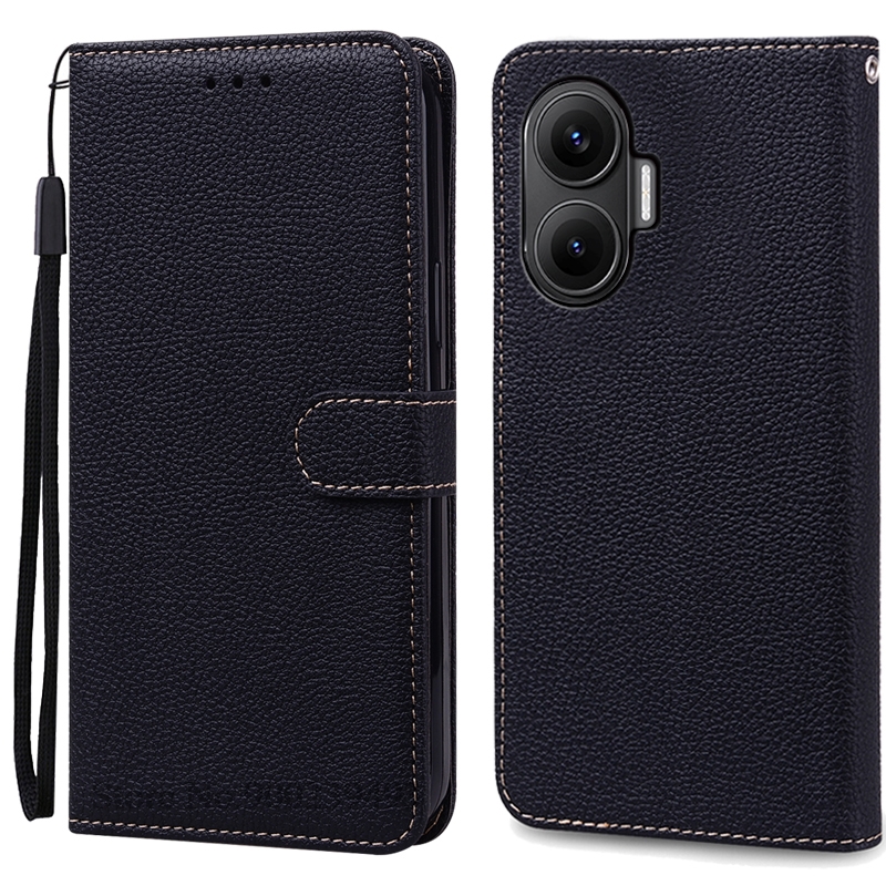 For Poco F7 Case Wallet Leather Flip Cover For Poco F7 Case Shockproof Book Cover Wallet Coque Fundas Shell: Beige