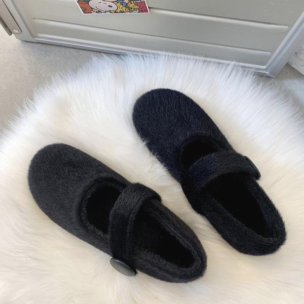 Damesschoenen herfst instappers damesschoenen ondiepe mond casual sneaker ronde neus loafers bont herfst instappers jurk winter: 2 / 37