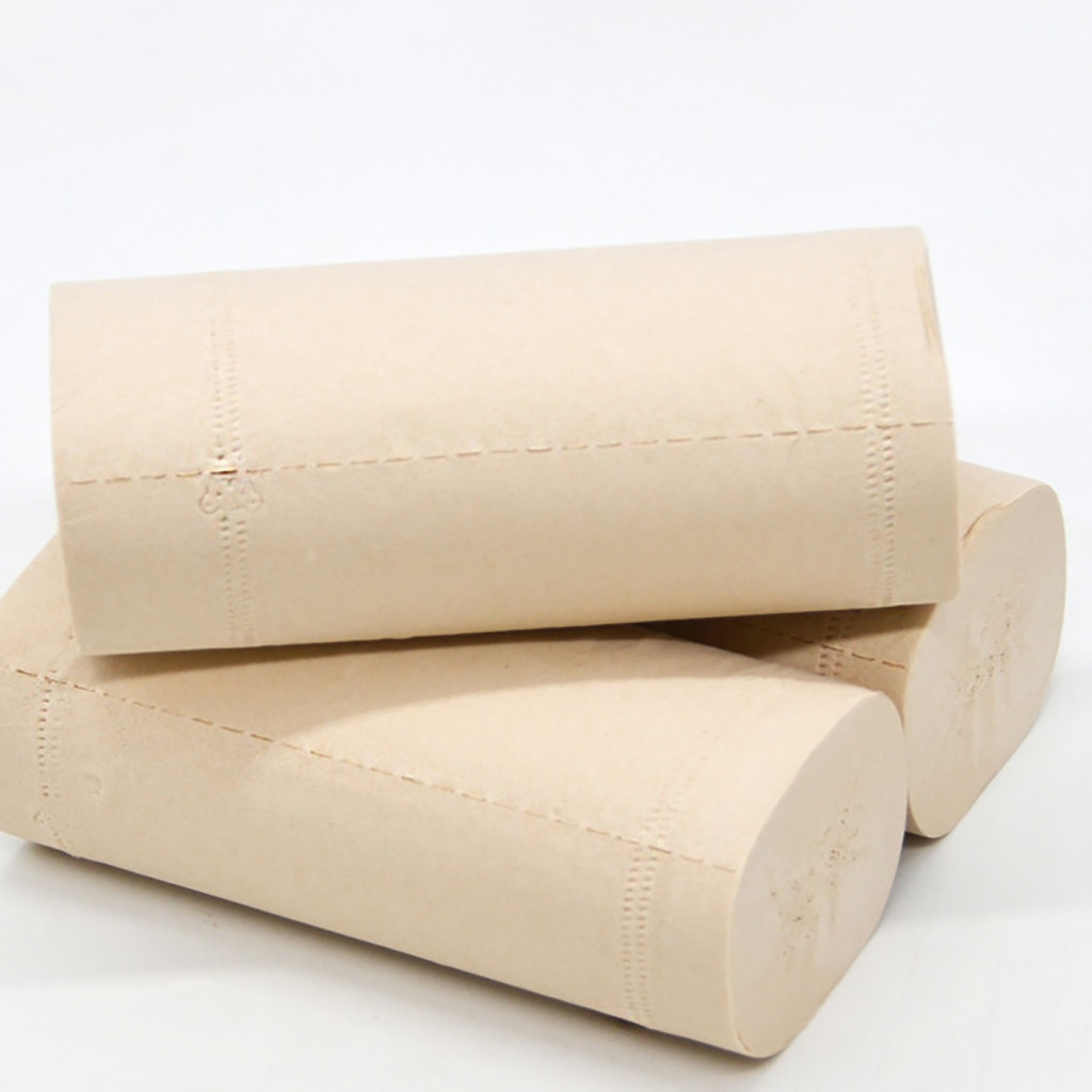 14 Rolls Toilet Replacement Roll Paper Natural Log Toilet Papers Table Kitchen Bathroom Disposable Towel Coreless Tissue #LR3