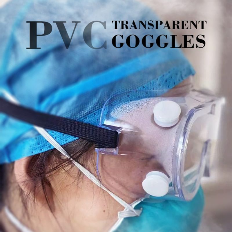1 Pack Virus Goggles Safety Protective Goggles, Crystal Clear Eye Protection, Dust-Proof Breathable Laboratory Dustproof Glasses