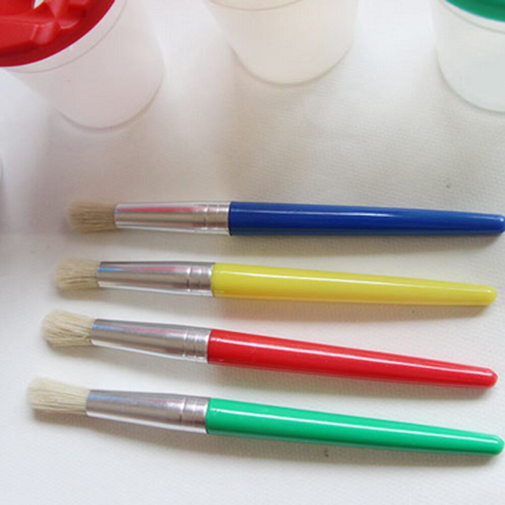 Creatives DIY Children Kids Paint Brush Pen Cup Scrawl writing brush Cup Paint Cup Painting Handmade Accessories Random Color
