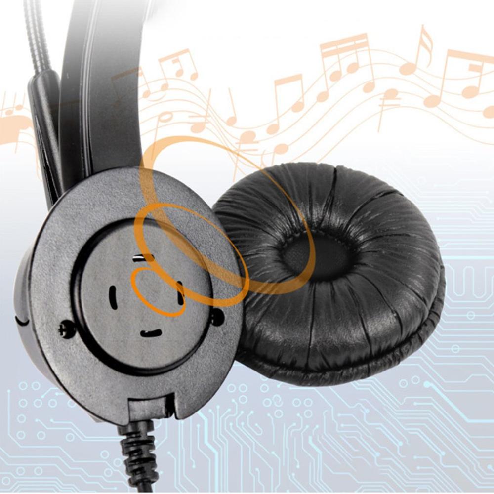 Telephone Headset Call Center Operator 3.5 mm Headphones Offical Headphone With Micro for Computer Laptop PC