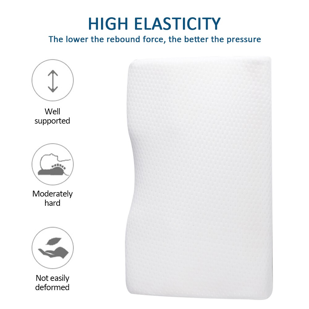 VIP Healthcare Butterfly-shaped Memory Foam Pillow Ergonomic Cervical Core Pillow for Neck & Shoulder Pain For Sleeping