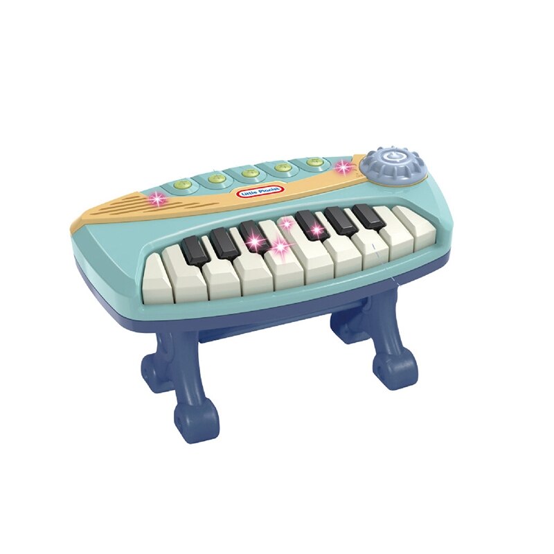 Elektronisch Orgel Keyboard Voor Kleine Kinderen Mijn Eerste Piano Speelgoed Met Verlichting En Muziek Voor Kinderen Leeftijden 18 Maanden +: Blue