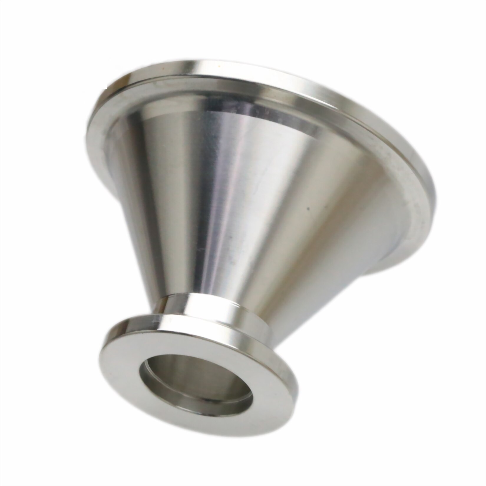 ISO-KF16 to KF40 (NW/KF-16 to 40) Conical Reducer Adapter Vacuum Flanges Pipe Tube Fitting SS304 Stainless Steel 304