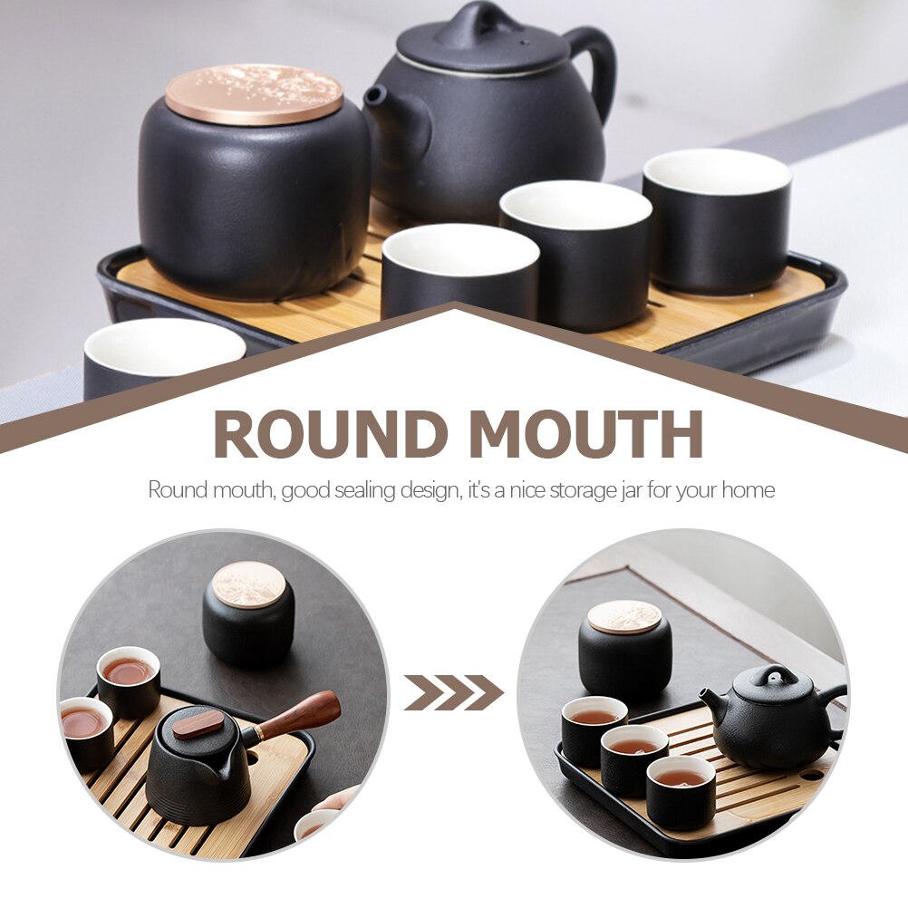 Loose Tea Tin Loose Leaf Tea Canister Tea Storage Container Airtight Tea Canister