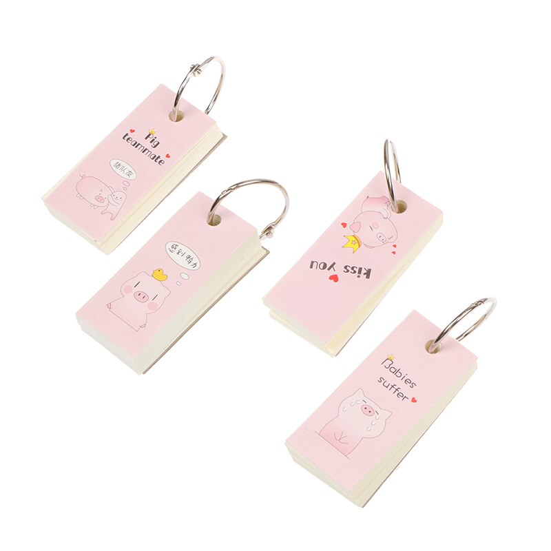 Notepad Pocket Planner Schedule Book Cute Stationery Student Loose Leaf Planners