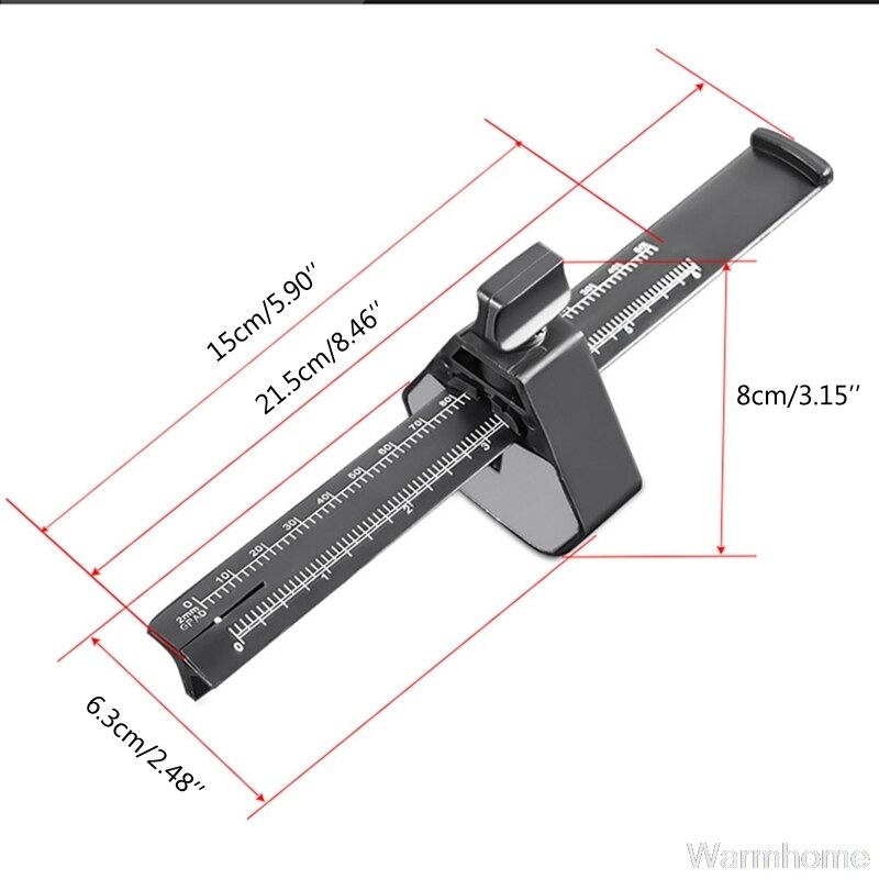 6 "0-150Mm Professionele Timmerwerk Houtbewerking Handleiding Parallel Kraspen Insteekslot Markering Gauge Met Schaal Verstelbare Schroef O09 20