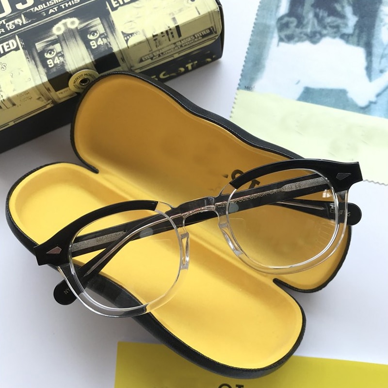 Luxe Johnny Depp Acetaat Brilmontuur Mannen Vrouwen Vintage Bril Optische Recept Bijziendheid Brillen Frame Brillen