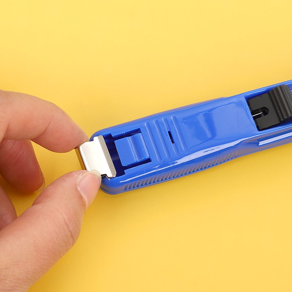 JIANWU 1pc Data Sorting Stapler Simple Practical Push Clamp Stapler Classification Folder Student Storage School Office Supplies