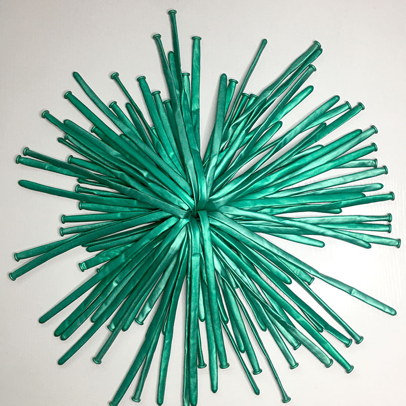Chrome Metallic Long Balloons DIY Modeling Metallic Globos Magic Air Ball Children's Toy Balloon Thick Strip Metal Color Balon