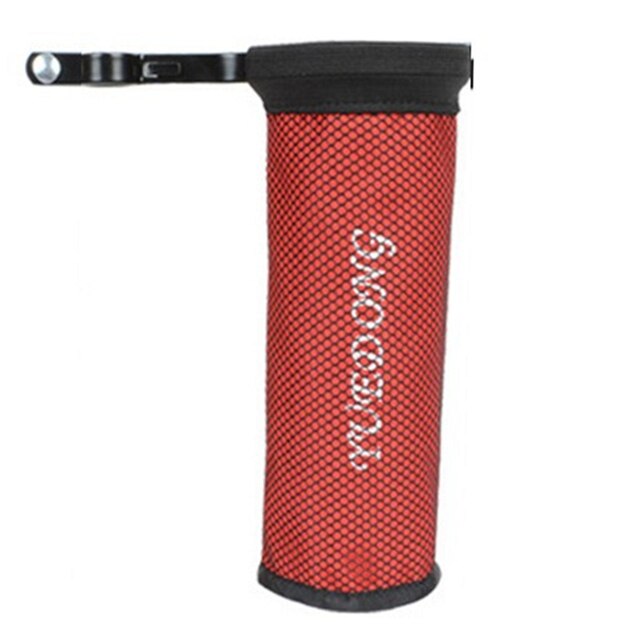 Draagbare Verstelbare Drumsticks Zak Drum Stok Houder Met Klem Accessoires Pouch Waterdichte Drumsticks Opbergtas W/Riem: Red