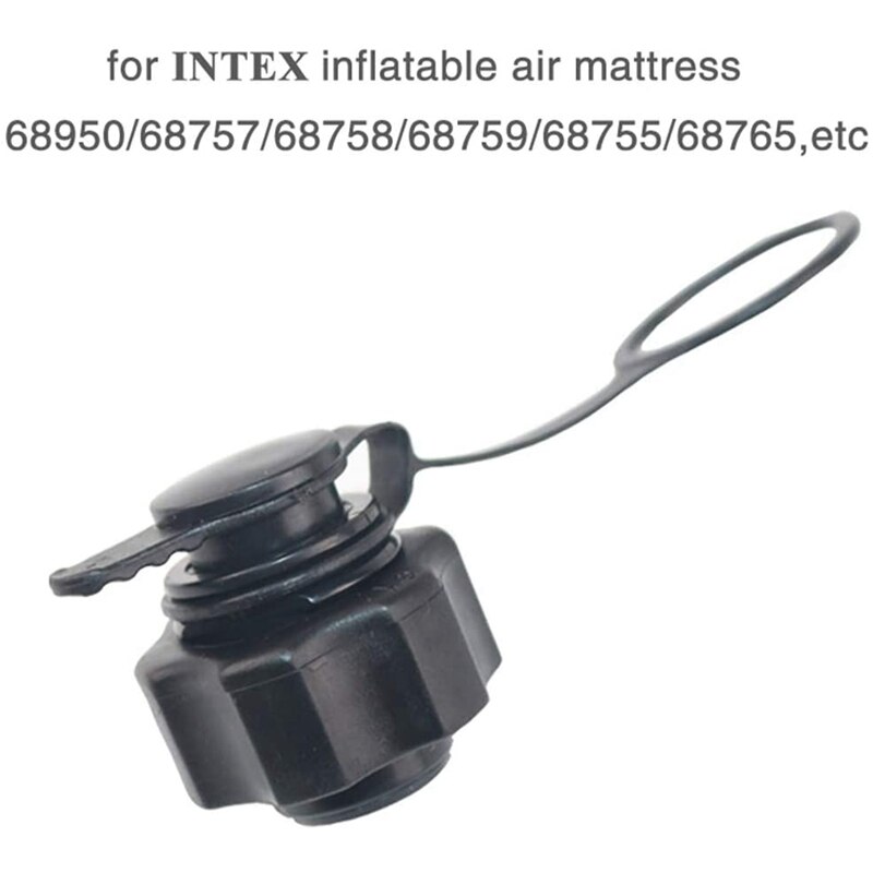 YN-Inflatable Air Valve-Replacement Air Mattress Valve Compatible for Intex Inflatable Airbed Mattress